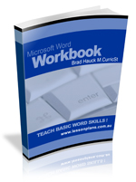 microsoft word lesson plans